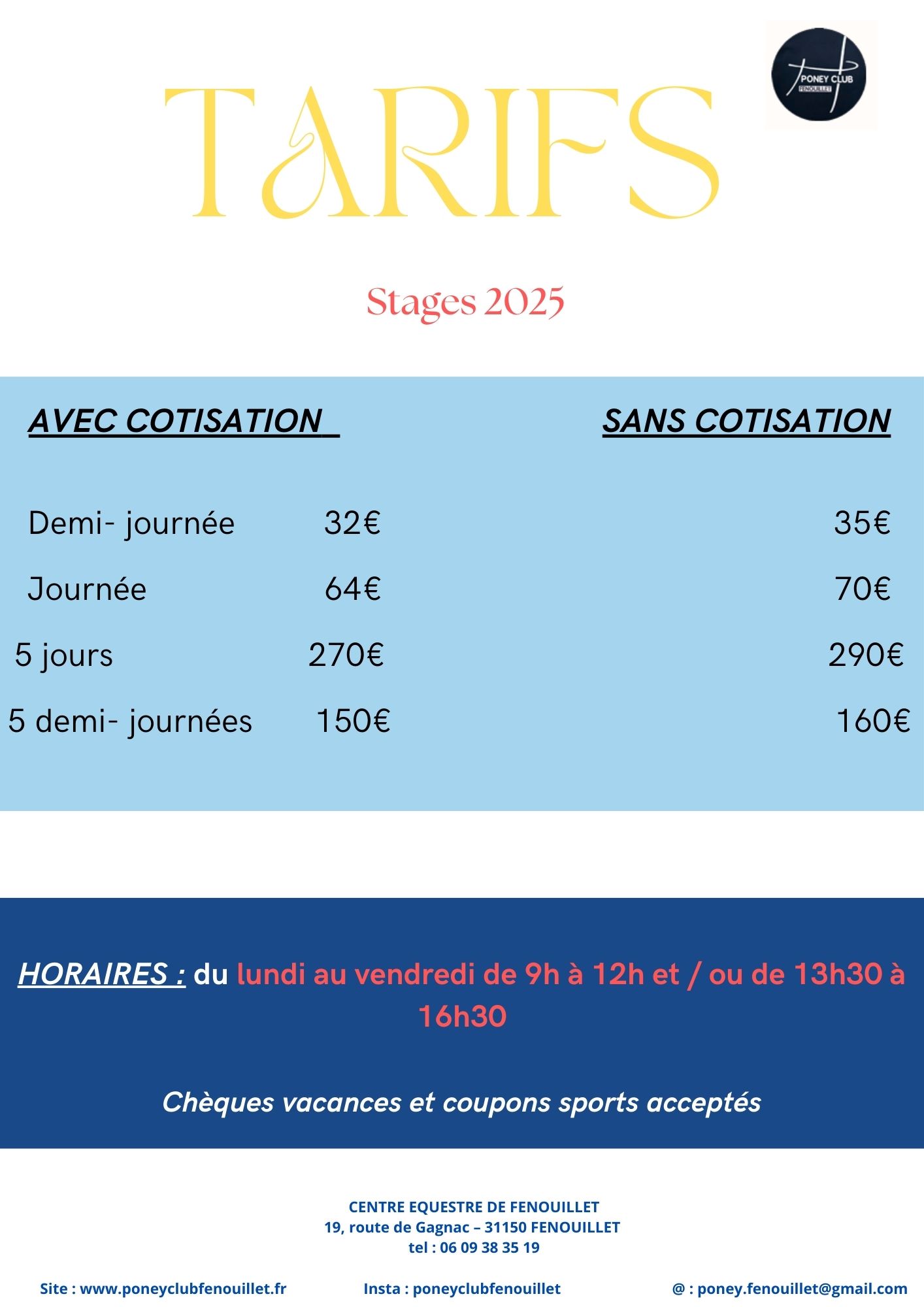 stages à Fenouillet, petites filles dans l'eau avec leurs poneys